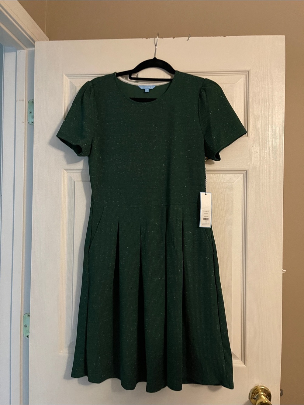 Draper James Forest Green Midi Dress